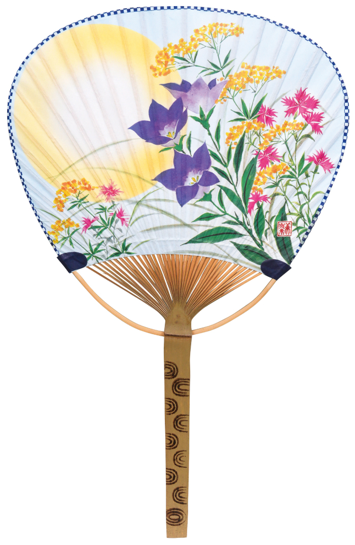 桔梗とピンクの花