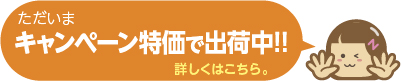 ただいまキャンペーン特価で出荷中！