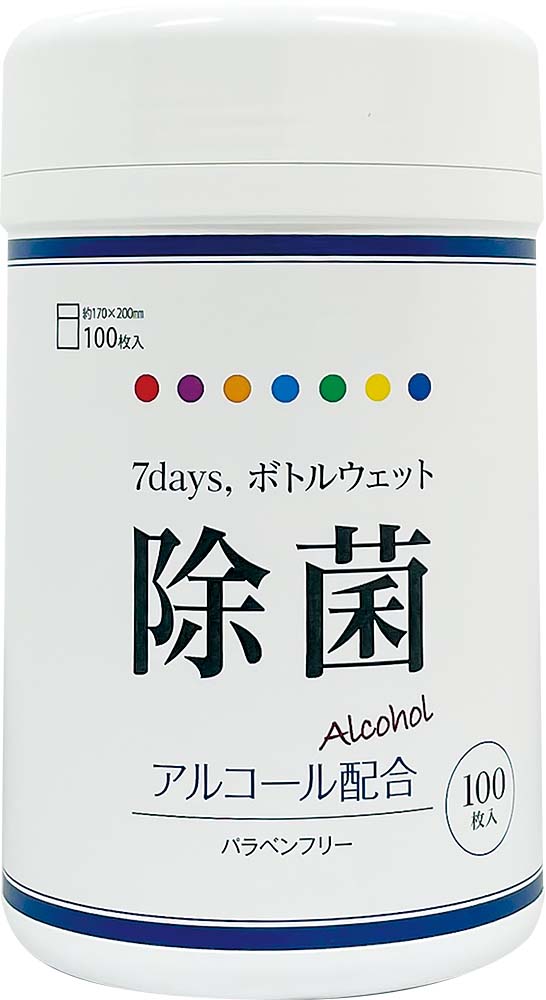 7days,ボトルウェット 除菌アルコール　100